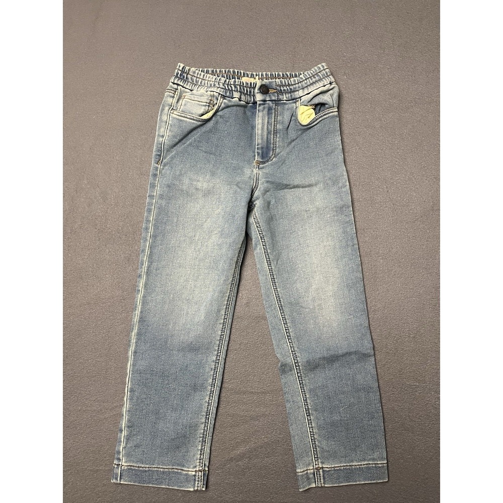 Faherty Eastern Shore Stretch Terry Jeans Kids‎ Size 5 Blue 5 Pocket Design NWOT
